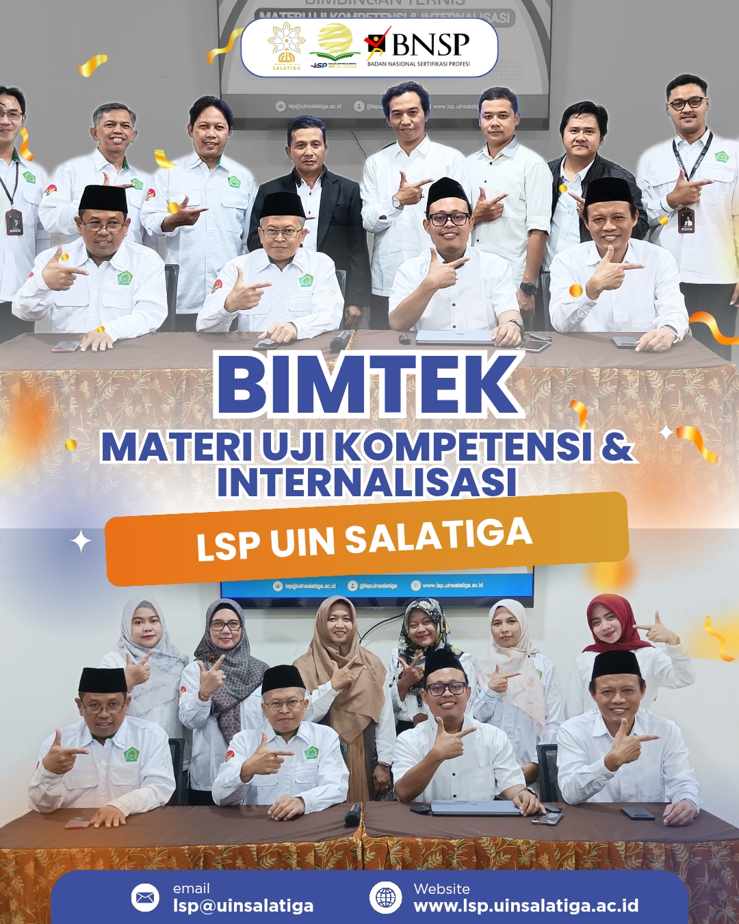 Bimtek Materi Uji Kompetensi dan Internalisasi Lembaga Sertifikasi UIN Salatiga Hadirkan Bapak Jauhar Faradis, SH.I., M.A., CMA. sebagai Pemateri Utama